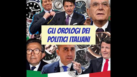 orologi dei politici
